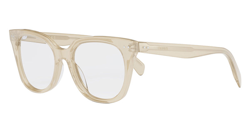 Celine® CL50116I CLN CL50116I 057 52 - Shiny Transparent Beige Eyeglasses