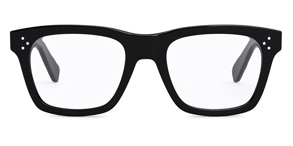 Celine® CL50119I CLN CL50119I 001 52 - Shiny Black / Lenses Clear Organic Eyeglasses
