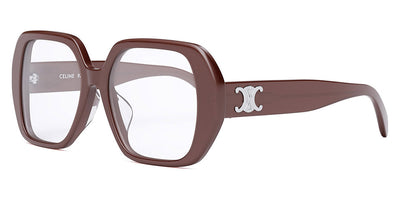 Celine® CL50122F CLN CL50122F 069 55 - Shiny Milky Burgundy Eyeglasses