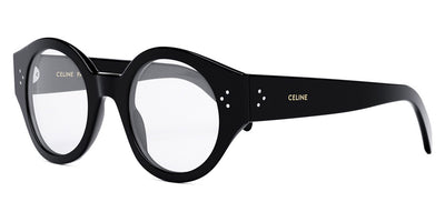 Celine® CL50123I CLN CL50123I 001 48 - Shiny Black Eyeglasses