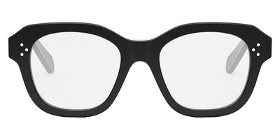 Celine® CL50124I CLN CL50124I 001 52 - Shiny Black Eyeglasses