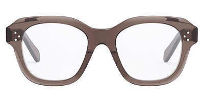 Celine® CL50124I CLN CL50124I 050 50 - Shiny Transparent Brown Eyeglasses