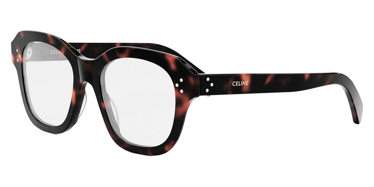 Celine® CL50124I CLN CL50124I 052 52 - Shiny Dark Havana Eyeglasses
