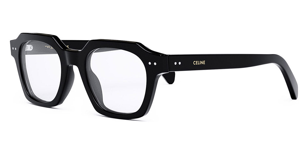 Celine® CL50128I CLN CL50128I 001 49 - Shiny Black Eyeglasses