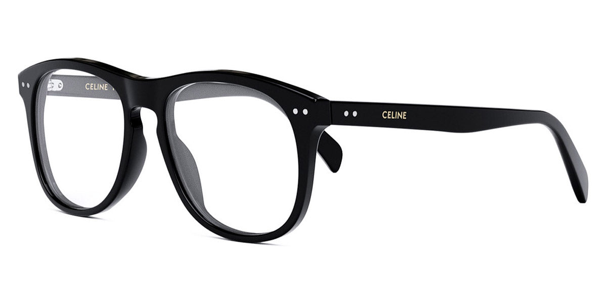 Celine® CL50130I CLN CL50130I 001 54 - Shiny Black Eyeglasses