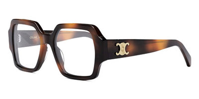 Celine® CL50131F CLN CL50131F 053 52 - Shiny Havana Eyeglasses