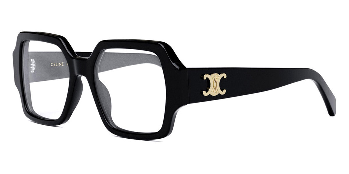 Celine® CL50131I CLN CL50131I 001 52 - Shiny Black Eyeglasses