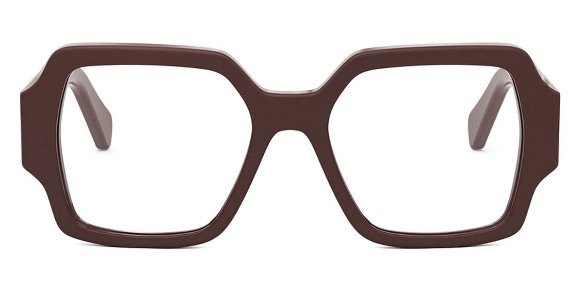 Celine® CL50131I CLN CL50131I 048 52 - Shiny Brown Eyeglasses