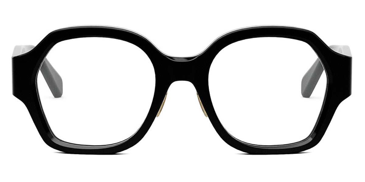 Celine® CL50134F CLN CL50134F 001 51 - Shiny Black Eyeglasses