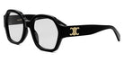 Celine® CL50134I CLN CL50134I 001 52 - Shiny Black Eyeglasses