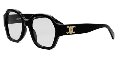 Celine® CL50134I CLN CL50134I 001 52 - Shiny Black Eyeglasses