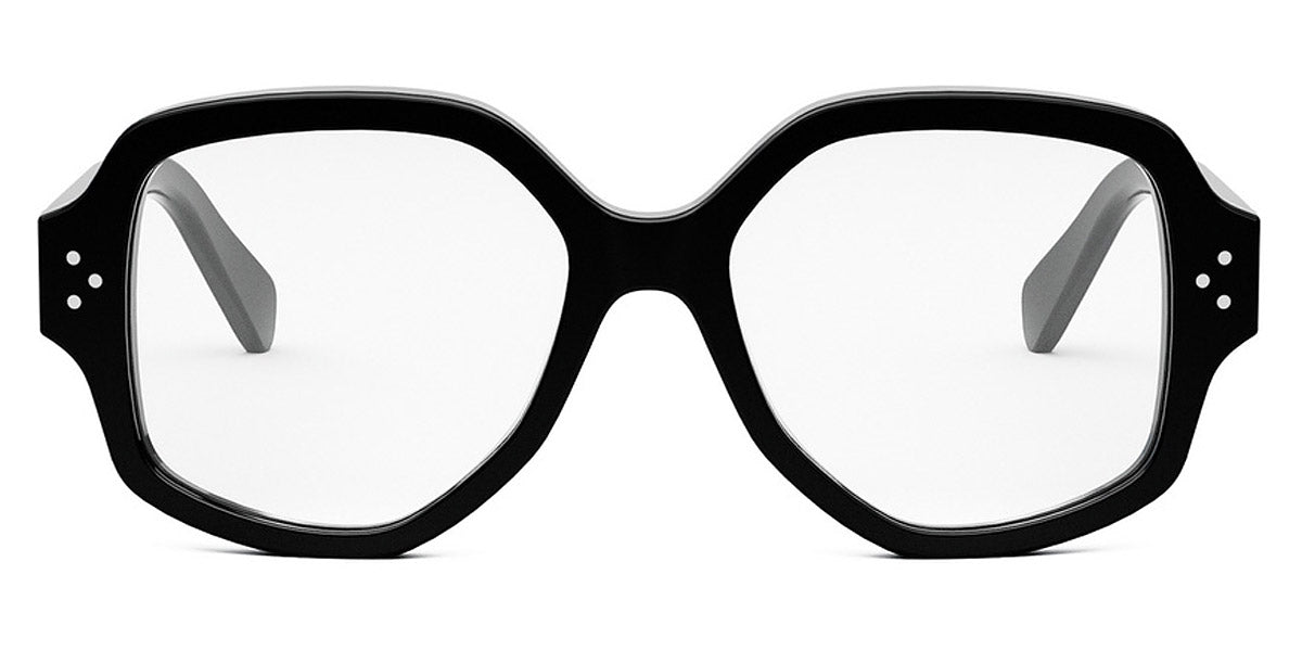 Celine® CL50135I CLN CL50135I 001 53 - Shiny Black Eyeglasses