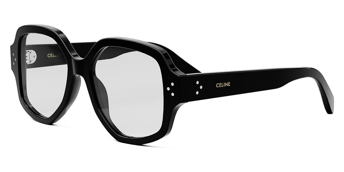 Celine® CL50135I CLN CL50135I 001 53 - Shiny Black Eyeglasses