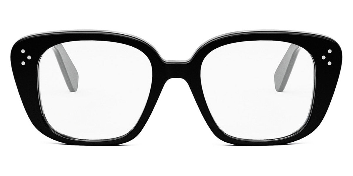 Celine® CL50136I CLN CL50136I 001 51 - Shiny Black Eyeglasses