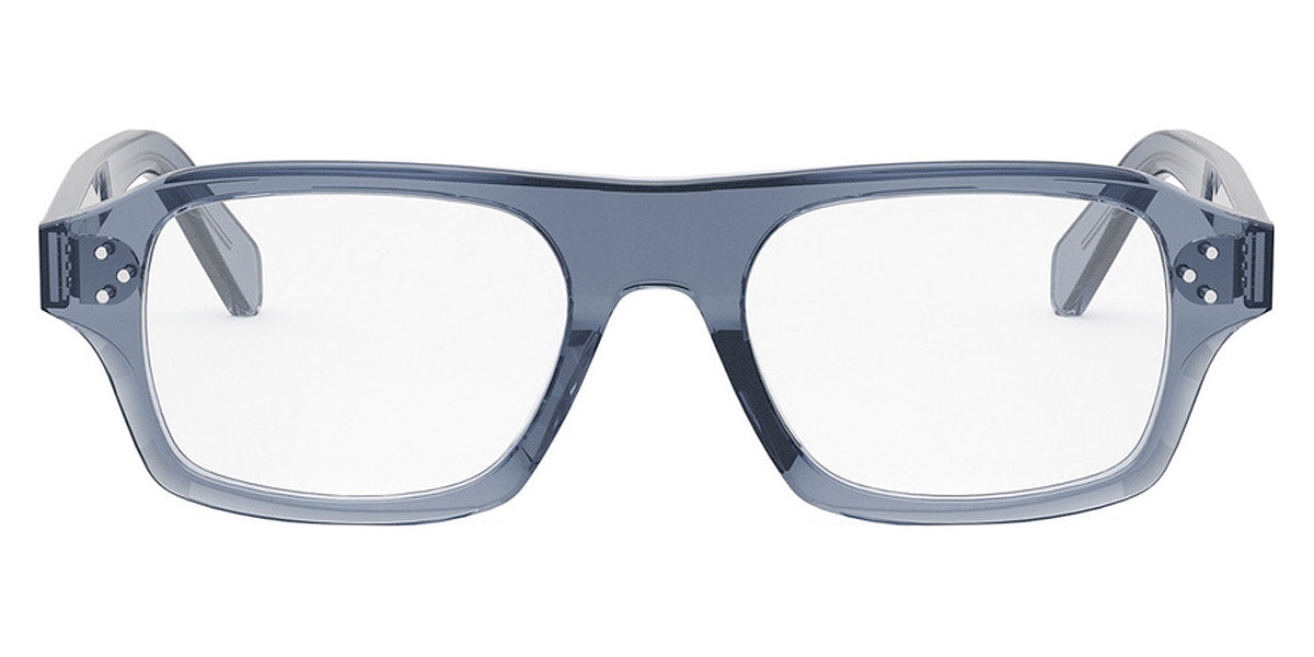 Celine® CL50137I CLN CL50137I 090 51 - Shiny Blue Eyeglasses