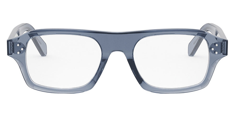 Celine® CL50137I CLN CL50137I 090 51 - Shiny Blue Eyeglasses