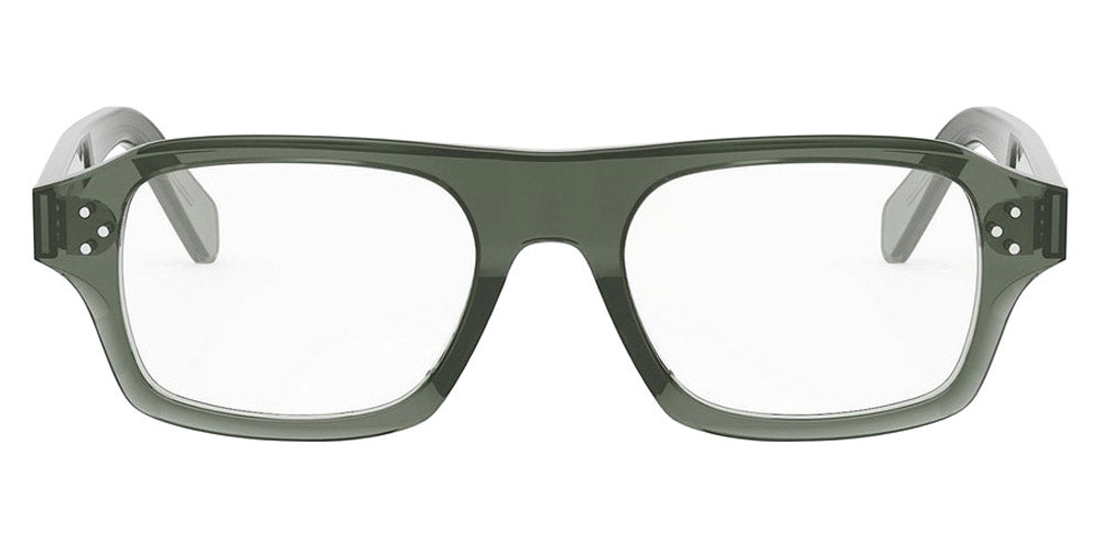 Celine® CL50137I CLN CL50137I 093 51 - 093 Shiny Green Eyeglasses