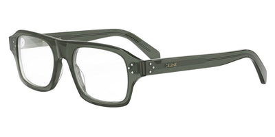 Celine® CL50137I CLN CL50137I 093 51 - 093 Shiny Green Eyeglasses