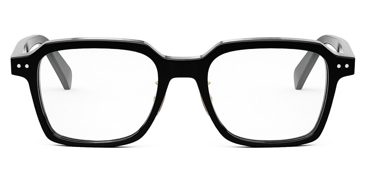 Celine® CL50139F CLN CL50139F 001 52 - Shiny Black Eyeglasses