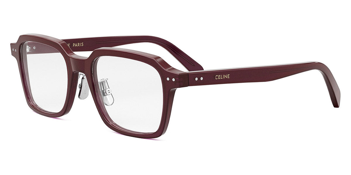 Celine® CL50139F CLN CL50139F 069 52 - Shiny Milky Bordeaux Eyeglasses