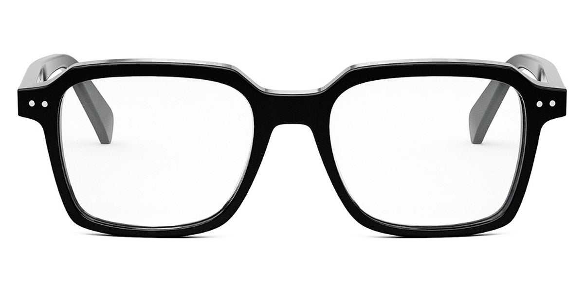 Celine® CL50139I CLN CL50139I 001 52 - Shiny Black Eyeglasses