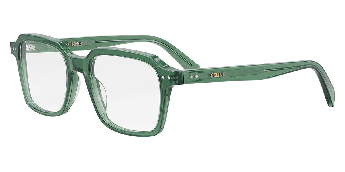 Celine® CL50139I CLN CL50139I 096 52 - Shiny Green Eyeglasses