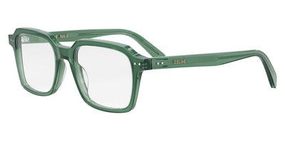 Celine® CL50139I CLN CL50139I 096 52 - Shiny Green Eyeglasses