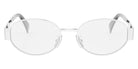 Celine® CL50140U CLN CL50140U 016 53 - Shiny Palladium Eyeglasses