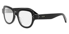 Celine® CL50141U CLN CL50141U 001 50 - Shiny Black Eyeglasses