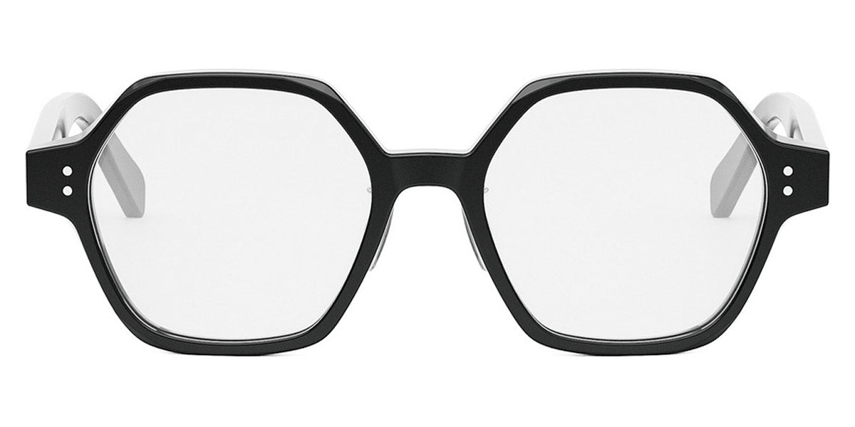 Celine® CL50142F CLN CL50142F 001 51 - Shiny Black Eyeglasses