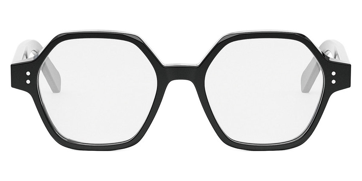 Celine® CL50142I CLN CL50142I 001 51 - Shiny Black Eyeglasses