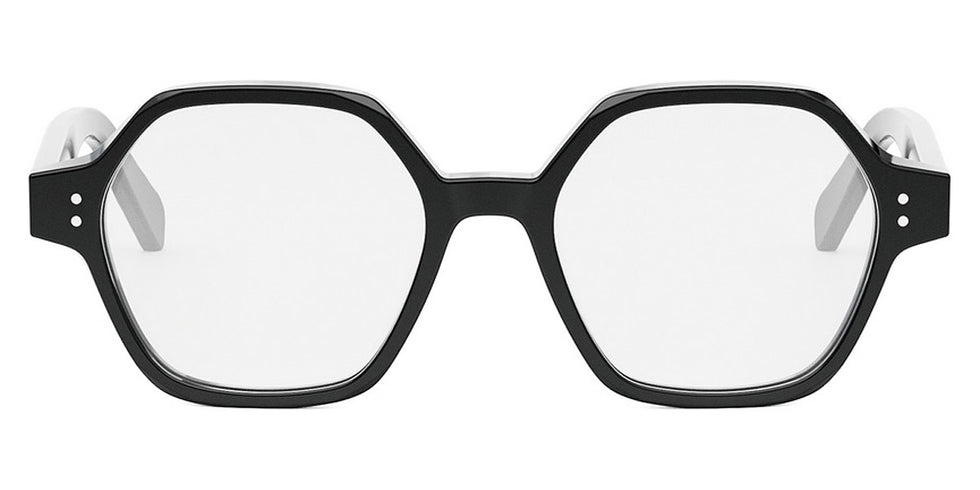 Celine® CL50142I CLN CL50142I 001 51 - Shiny Black Eyeglasses