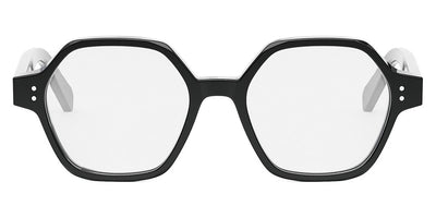 Celine® CL50142I CLN CL50142I 001 51 - Shiny Black Eyeglasses