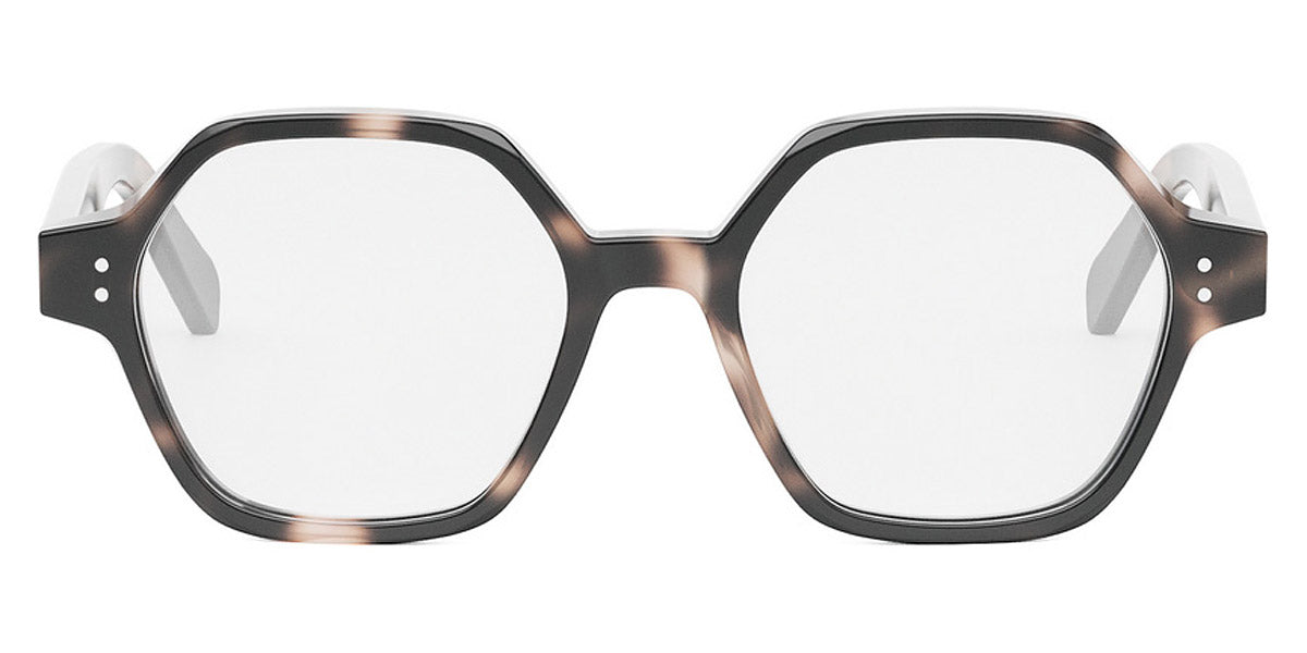 Celine® CL50142I CLN CL50142I 055 51 - Shiny Coloured Havana Eyeglasses