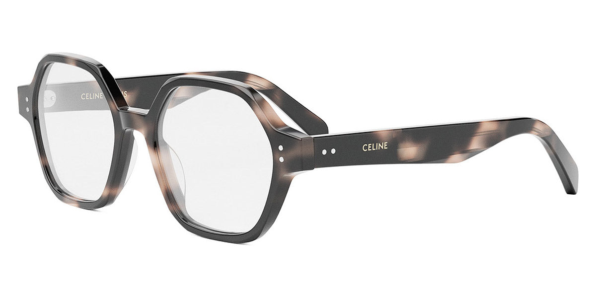 Celine® CL50142I CLN CL50142I 055 51 - Shiny Coloured Havana Eyeglasses