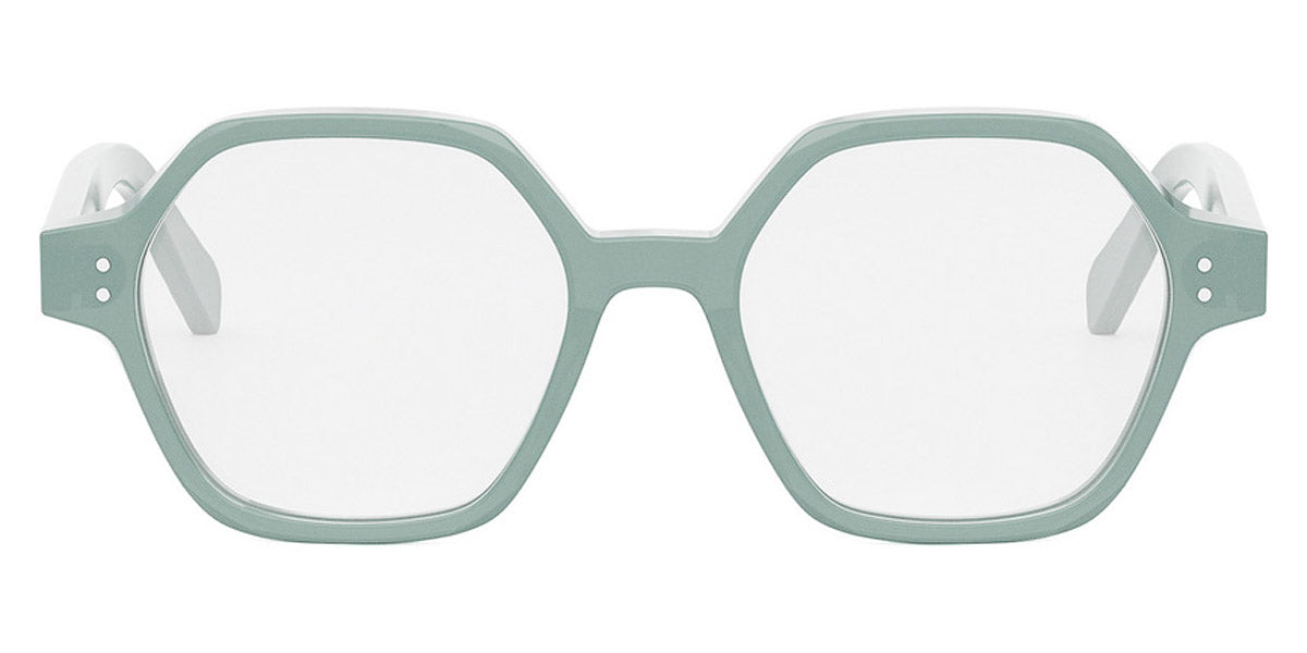 Celine® CL50142I CLN CL50142I 093 51 - Shiny Lime Transparent Eyeglasses