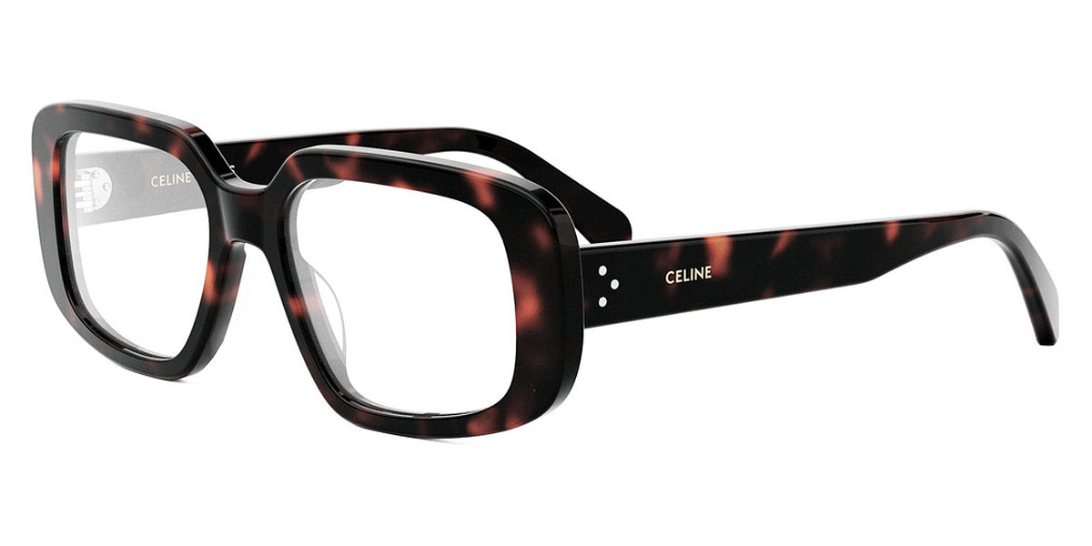 Celine® CL50143I CLN CL50143I 052 54 - Shiny Dark Havana Eyeglasses