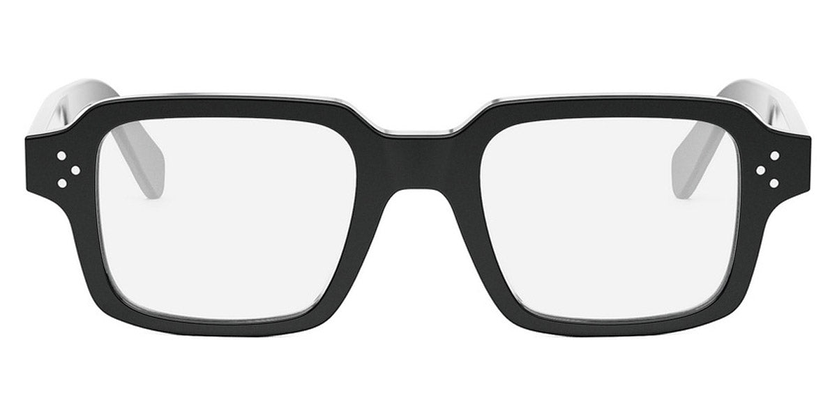 Celine® CL50144U CLN CL50144U 001 49 - Shiny Black Eyeglasses