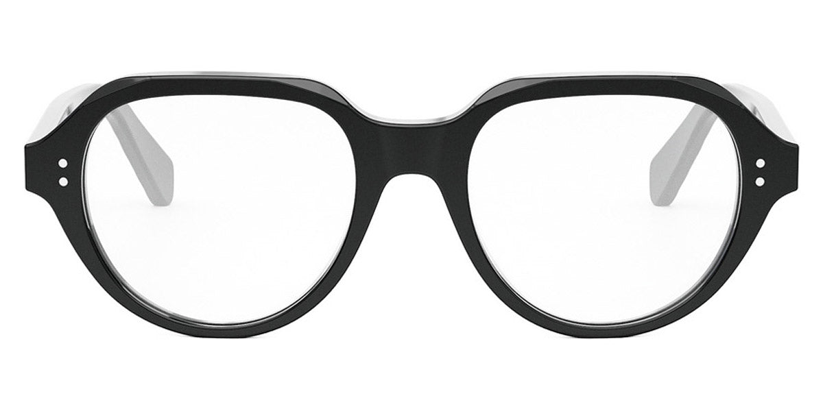 Celine Women Eyeglasses Crystal Black Grey Square CL50145I 005 NEW AUTHENTIC Celine Celine CL50145I 005 Eyeglasses Crystal Black and Grey  main image 2