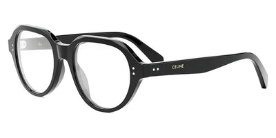 Celine® CL50145I CLN CL50145I 001 52 - Shiny Black Eyeglasses