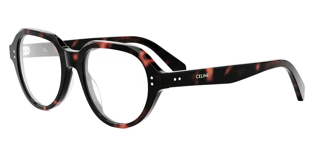Celine® CL50145I CLN CL50145I 052 52 - Shiny Dark Havana Eyeglasses