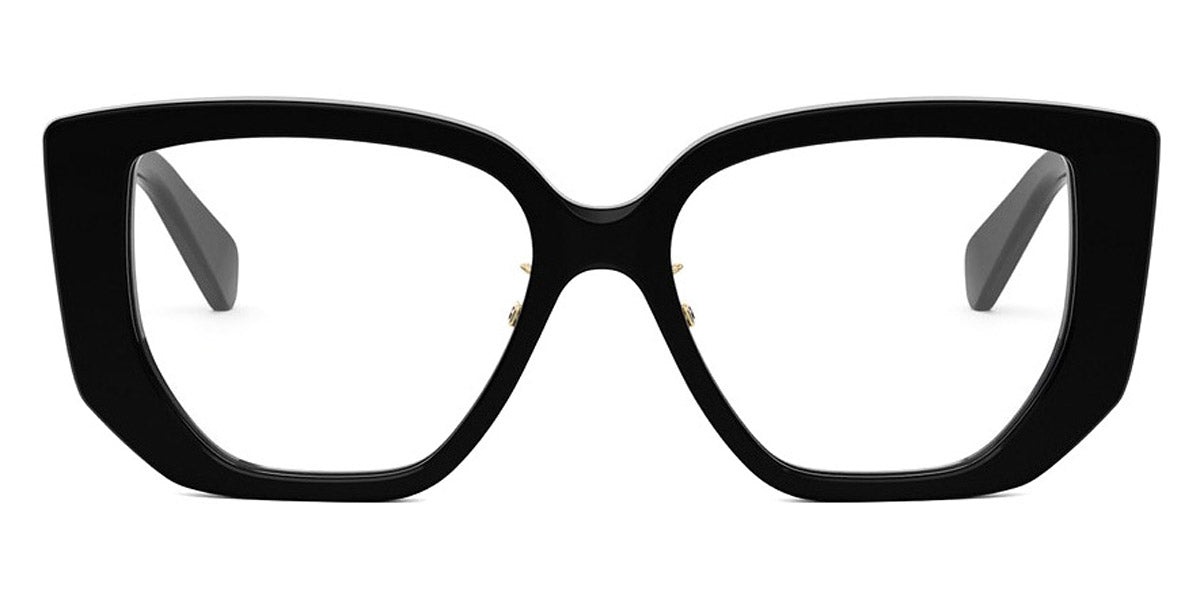 Celine® CL50146F CLN CL50146F 001 53 - Shiny Black Eyeglasses
