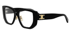 Celine® CL50146F CLN CL50146F 001 53 - Shiny Black Eyeglasses