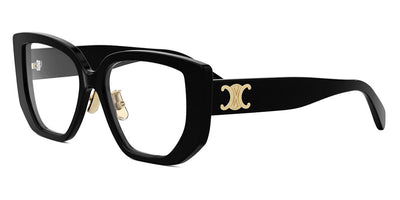 Celine® CL50146F CLN CL50146F 001 53 - Shiny Black Eyeglasses