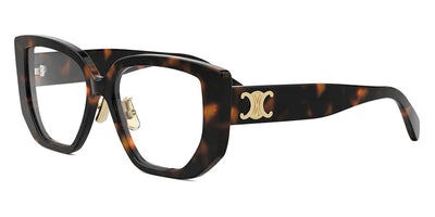 Celine® CL50146F CLN CL50146F 052 53 - Shiny Dark Havana Eyeglasses