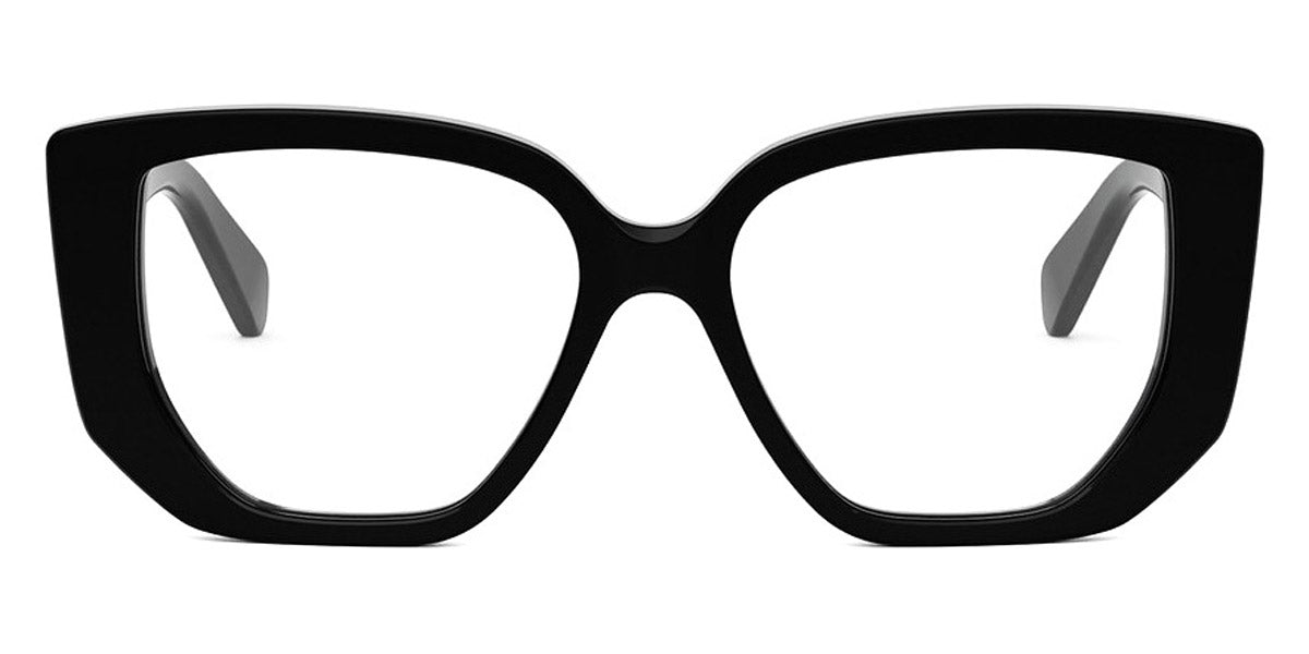 Celine® CL50146I CLN CL50146I 001 53 - Shiny Black Eyeglasses