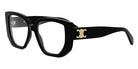 Celine® CL50146I CLN CL50146I 001 53 - Shiny Black Eyeglasses