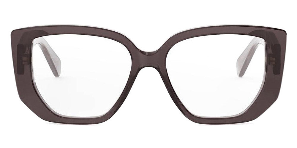 Celine® CL50146I CLN CL50146I 045 53 - 045 Shiny Brown Eyeglasses