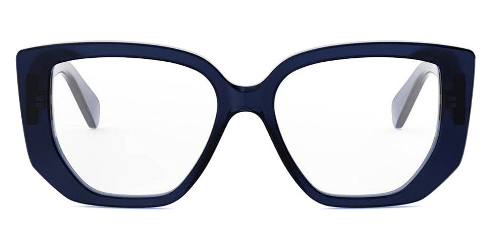 Celine® CL50146I CLN CL50146I 090 53 - 090 Shiny Blue Eyeglasses