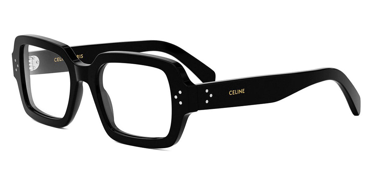 Celine® CL50147I CLN CL50147I 001 51 - Shiny Black Eyeglasses